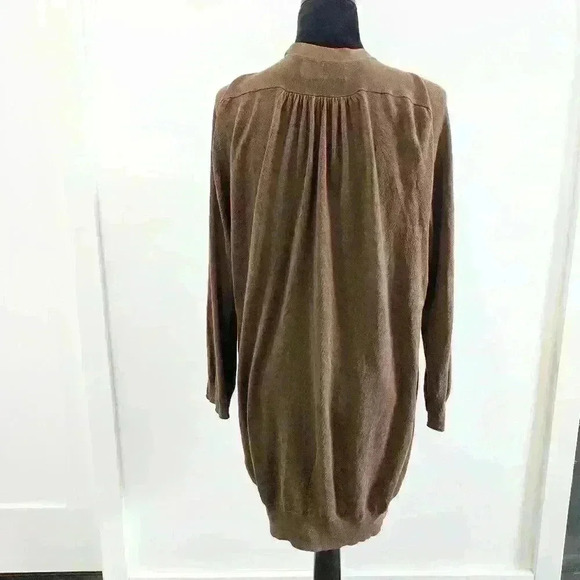 BY MALENE BIRGER Silk-Blend Button-Up Cardigan M - Picture 6 of 8